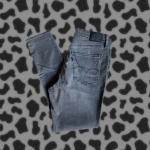 levi’s grey 721 high rise jeans